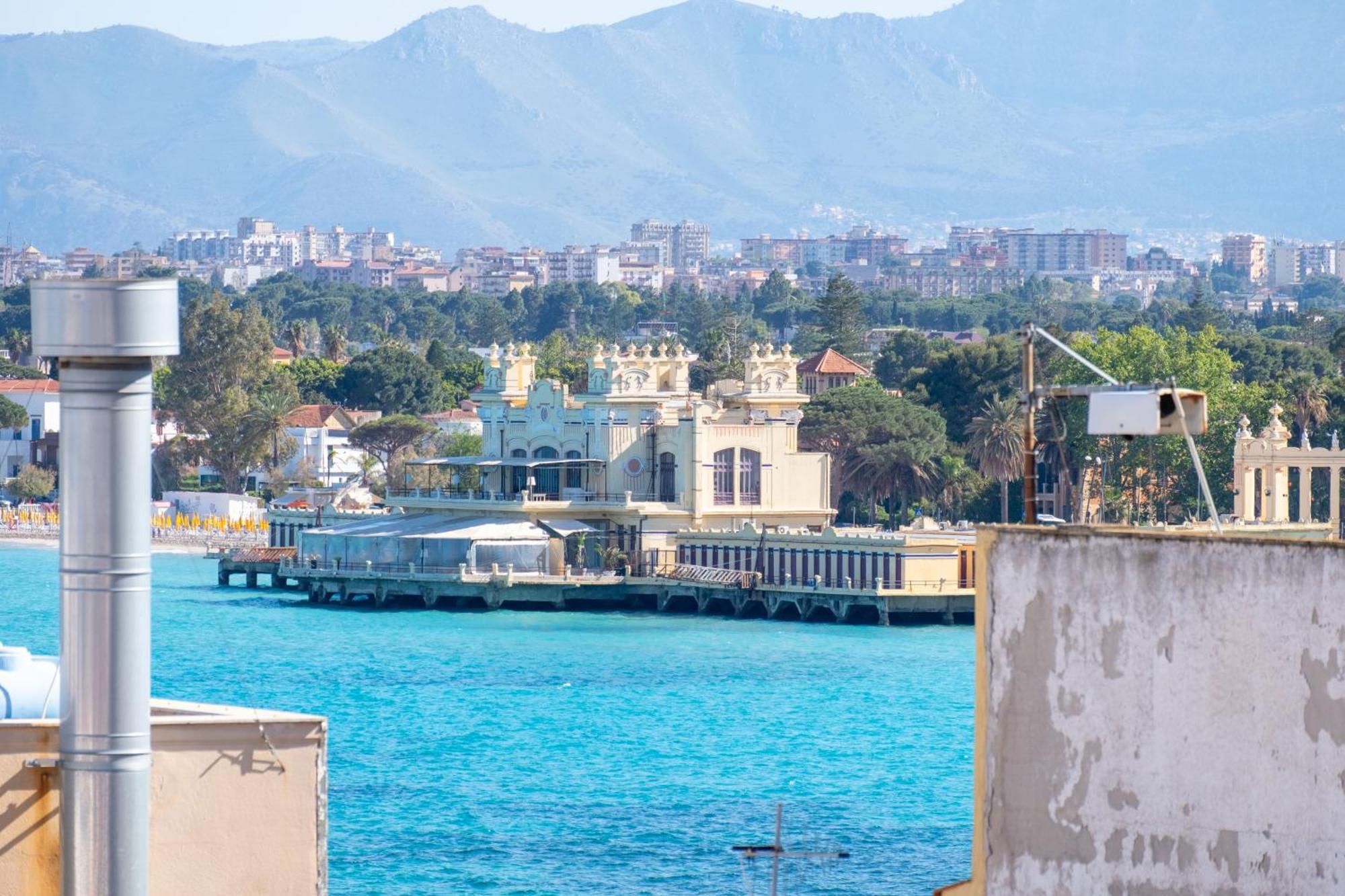 Mondello Sunsea House Apartment Bagian luar foto